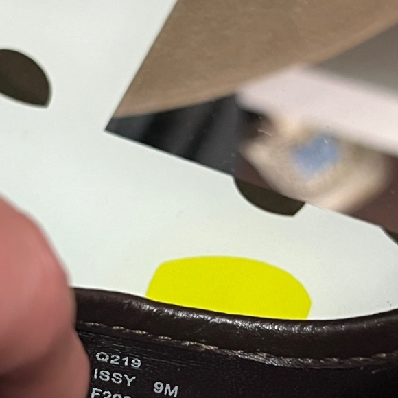 Women’s Coach Wedge Gold Hardware Shoes - Picture 4 of 5